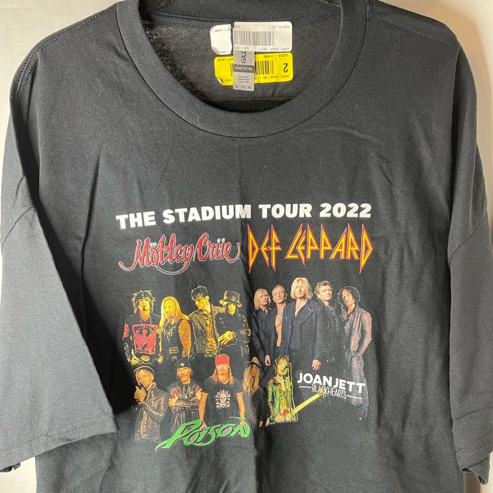 The Stadium Tour 2022 Tee Shirt Black 3XL New With Tags